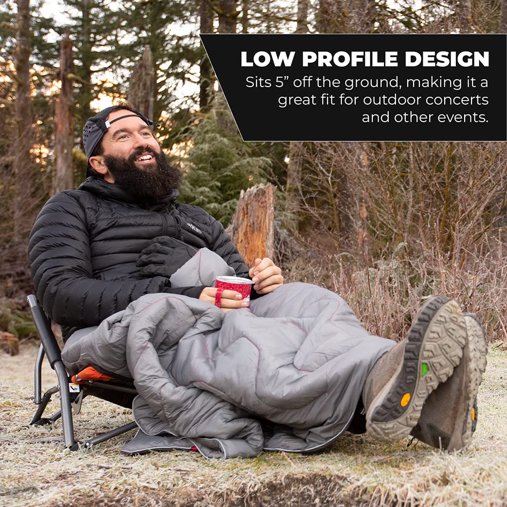 Cascade Mountain Tech Folding Camp Chair for Camping, Beach, Picnic, Barbqeues, Sporting Events with Carry Bag