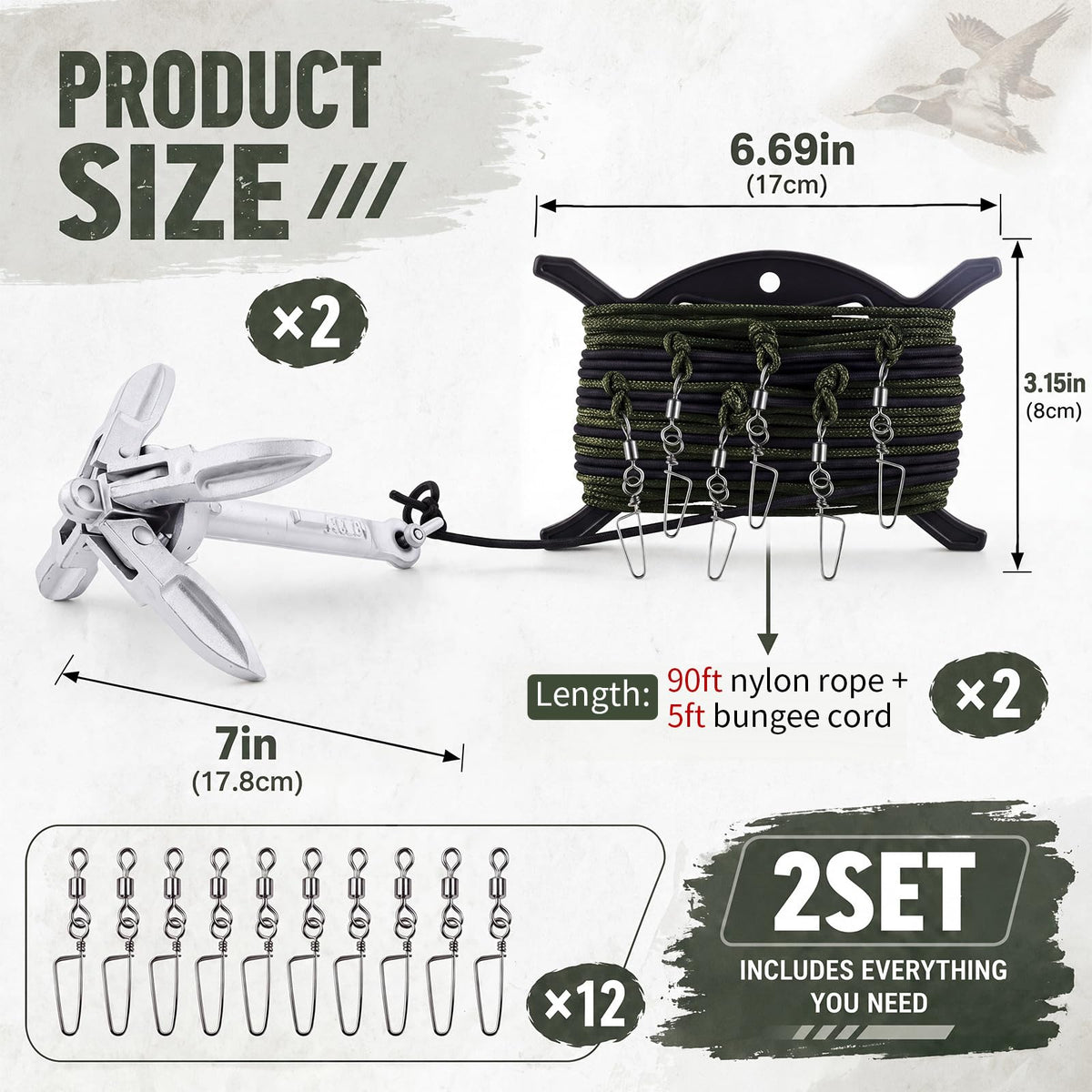 Duck Decoy Jerk Rig,Waterfowl Hunting Decoy