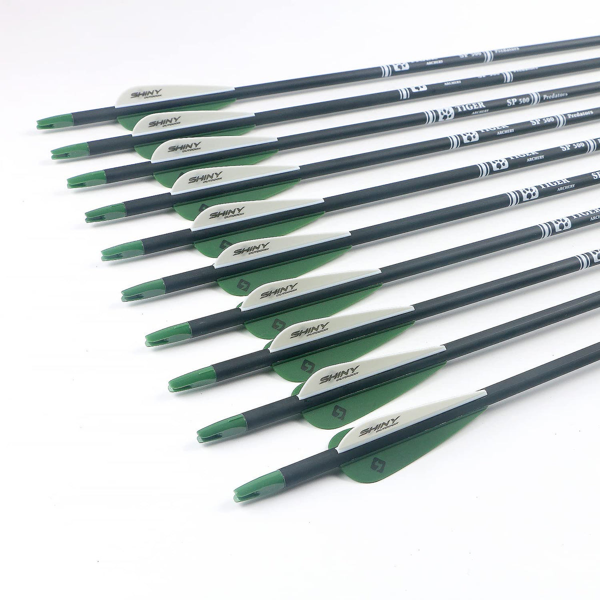 30" Carbon Arrows for Compound Recurve Bow Hunting Target