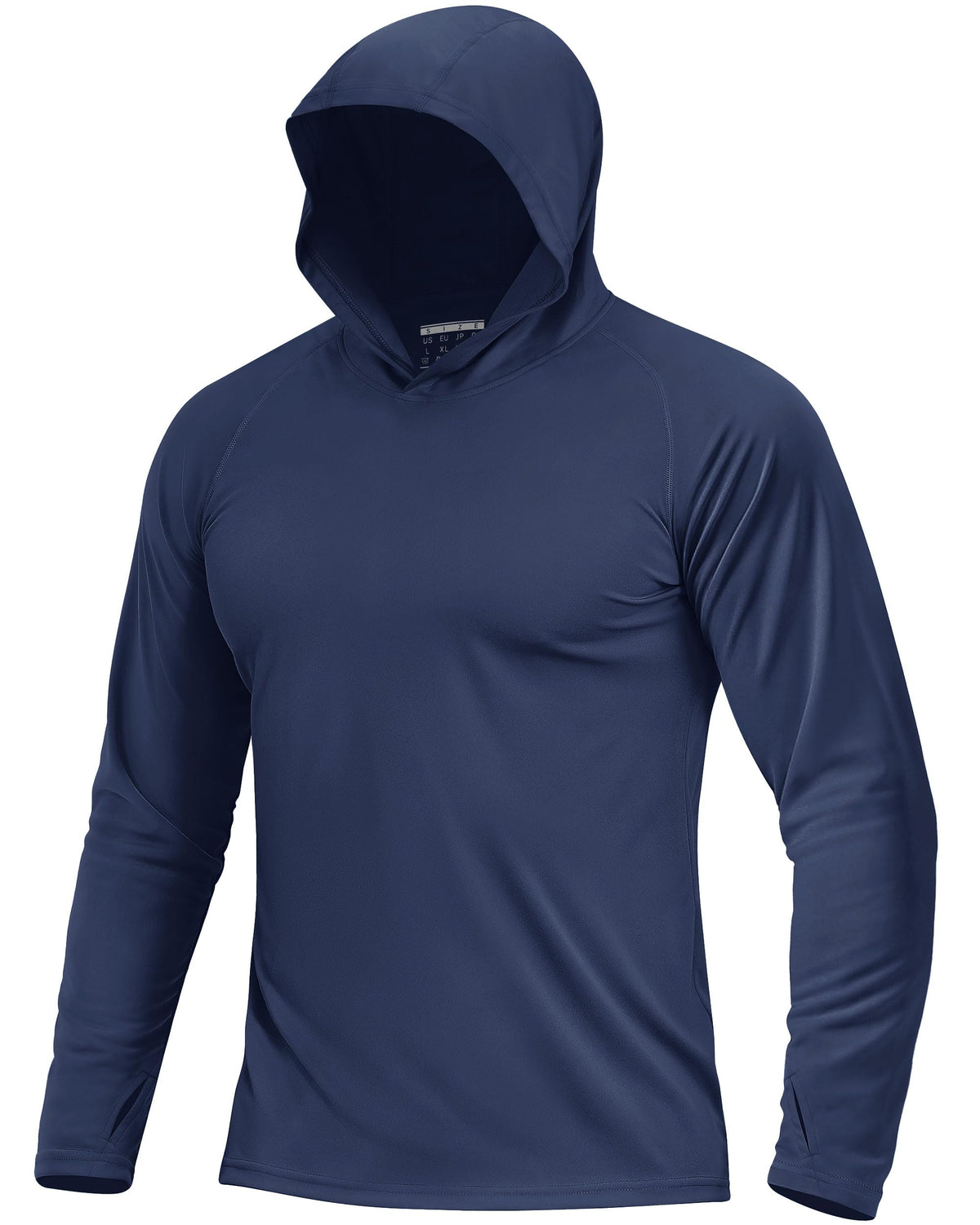 Boladeci Men's UPF 50+ Sun Protection Lightweight Hoodie Shirts Long Sleeve Fishing Shirt SPF UV Hiking Swim