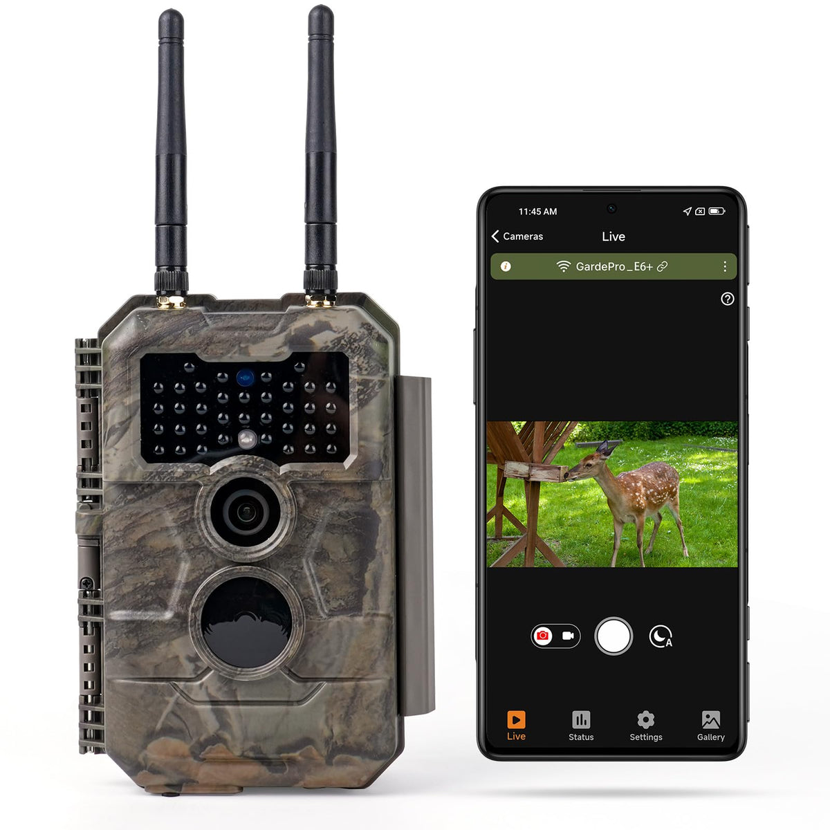 GardePro E6 WiFi Trail Camera, Stable WiFi with External Antenna