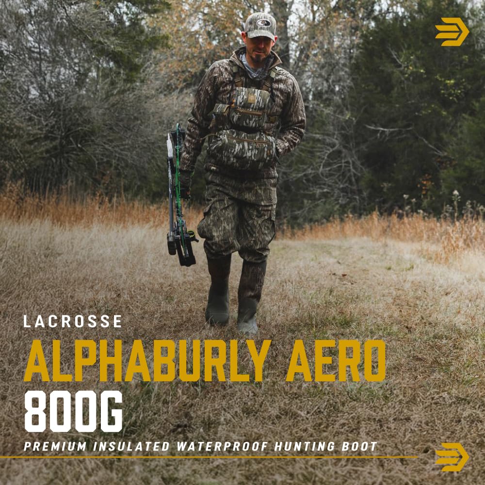 LaCrosse Mens AlphaBurly Aero 17" 800G Hunting Boots