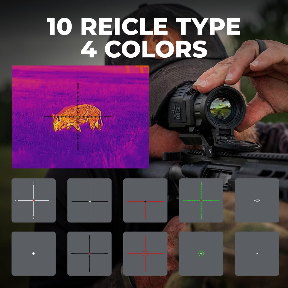 AGM Global Vision Rattler V2 Thermal Imaging Scope High-Sensitivity Sensor