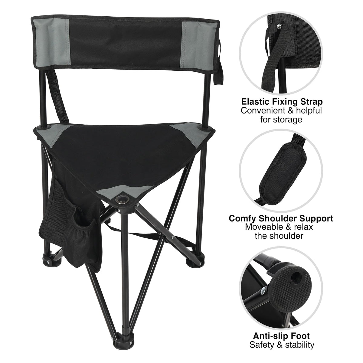 REDCAMP 2 Pack Tripod Hunting Chairs for Blinds