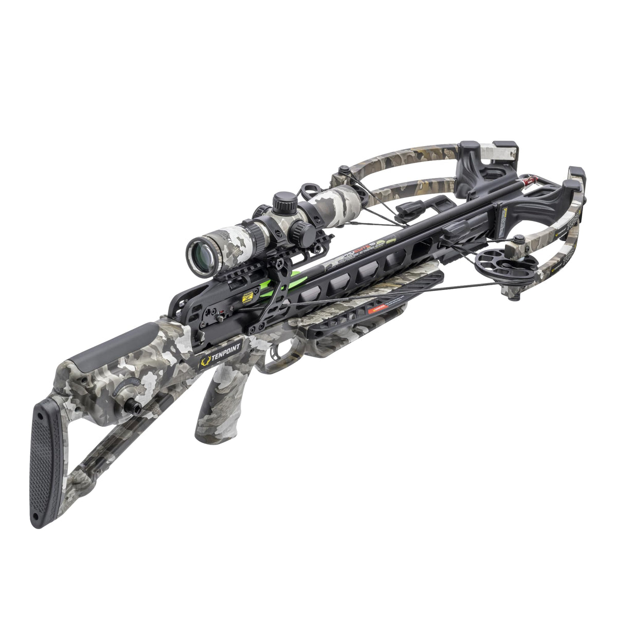 TenPoint Turbo X Crossbow - 415 FPS - Equipped with 100-Yard RangeMaster Scope, ACUslide Cocking & De-Cocking System + S2 Trigger