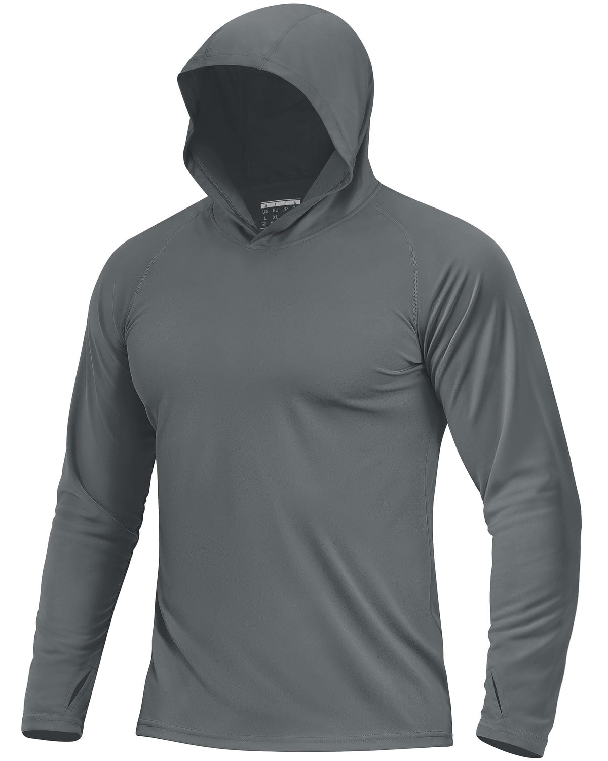 Boladeci Men's UPF 50+ Sun Protection Lightweight Hoodie Shirts Long Sleeve Fishing Shirt SPF UV Hiking Swim