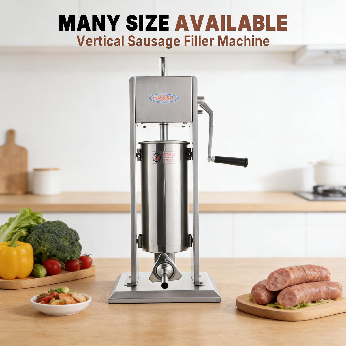 Hakka 7Lb/3L Sausage Stuffers and Vertical Sausage Makers