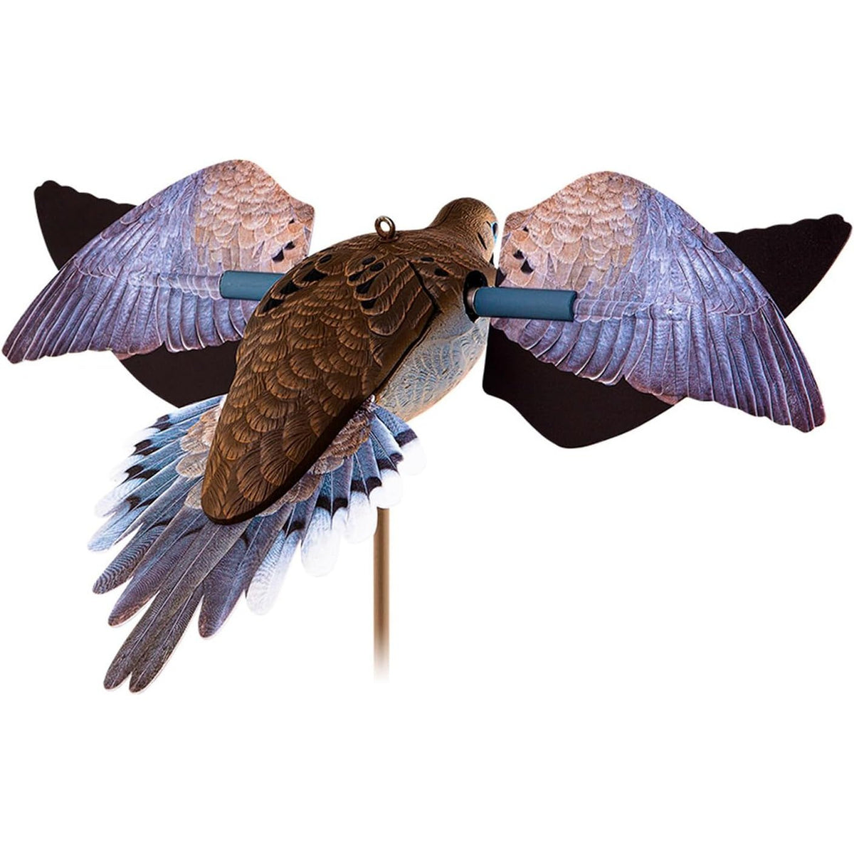 Avian-X PowerFlight Spinning Wing Dove Life-Size Motion Decoy - Durable Weather-Resistant Realistic Lifelike Hunting Decoy with Mounting Stake & Carry Bag Included