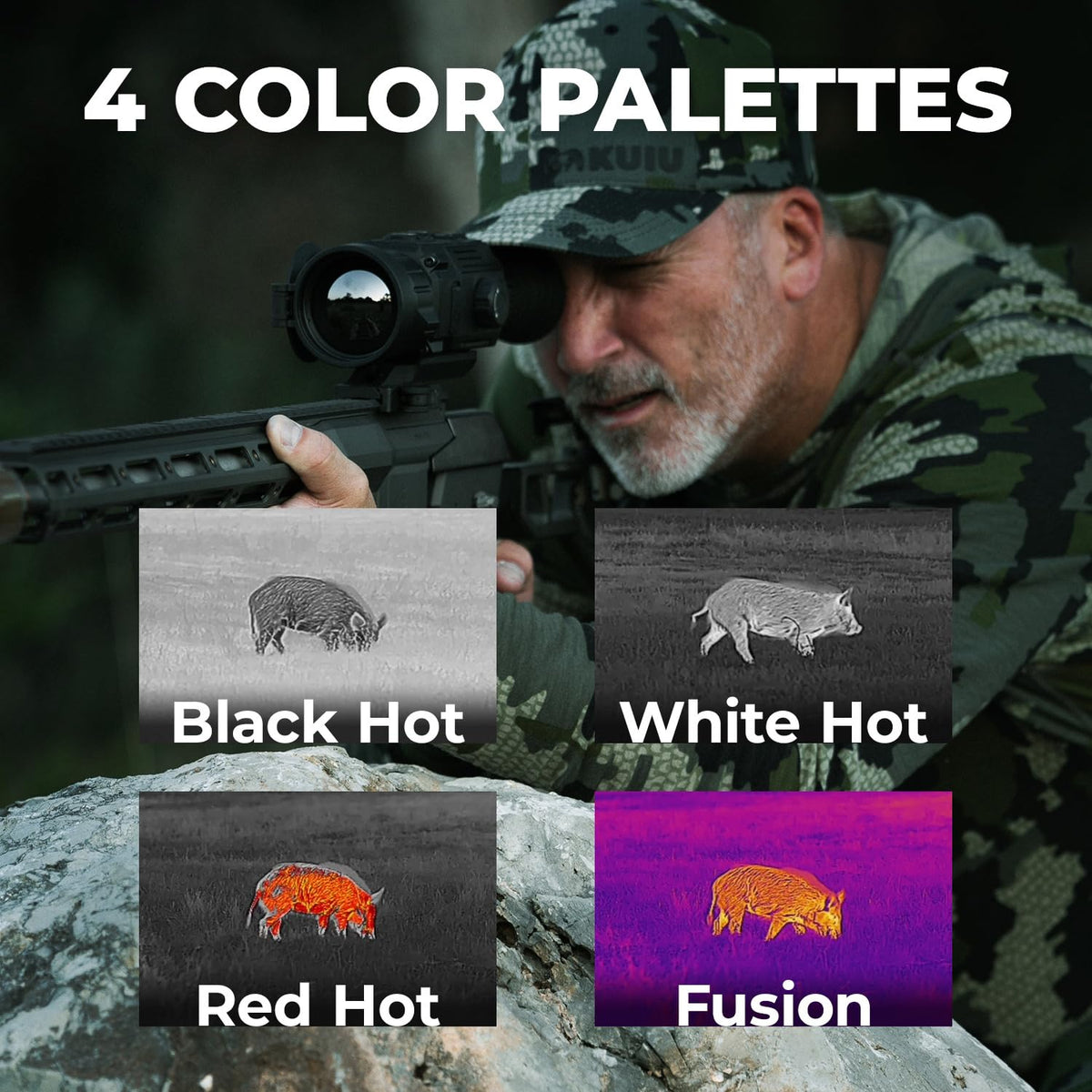 AGM Global Vision Rattler V2 Thermal Imaging Scope High-Sensitivity Sensor