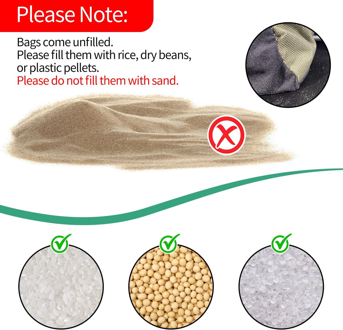 Rest Bags, Unfilled Rest Front & Rear Support Sandbag Stand Holders (Bags Come unfilled)