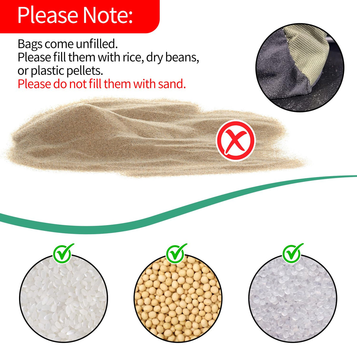 Rest Bags, Unfilled Rest Front & Rear Support Sandbag Stand Holders (Bags Come unfilled)