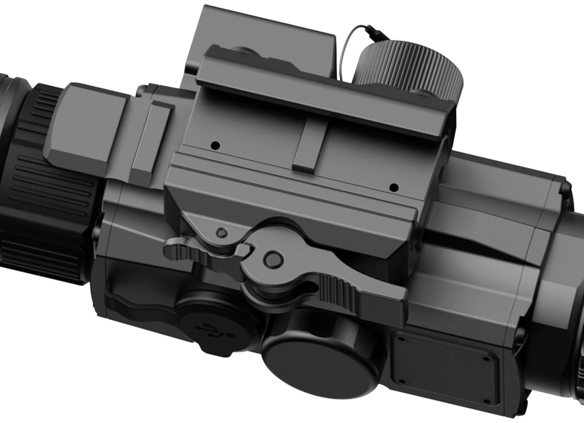 DNT Optics Hydra-LRF Multi-Function Thermal Scope with Laser Rangefinder and Ballistic Calculator - Standalone Scope, Clip-On, Handheld Monocular