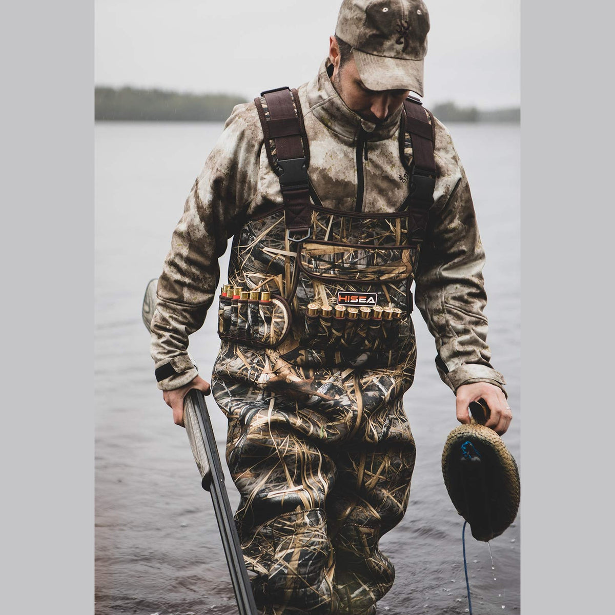 HISEA Hunting Waders for Men 600G Insulated Neoprene Chest Wader Waterproof