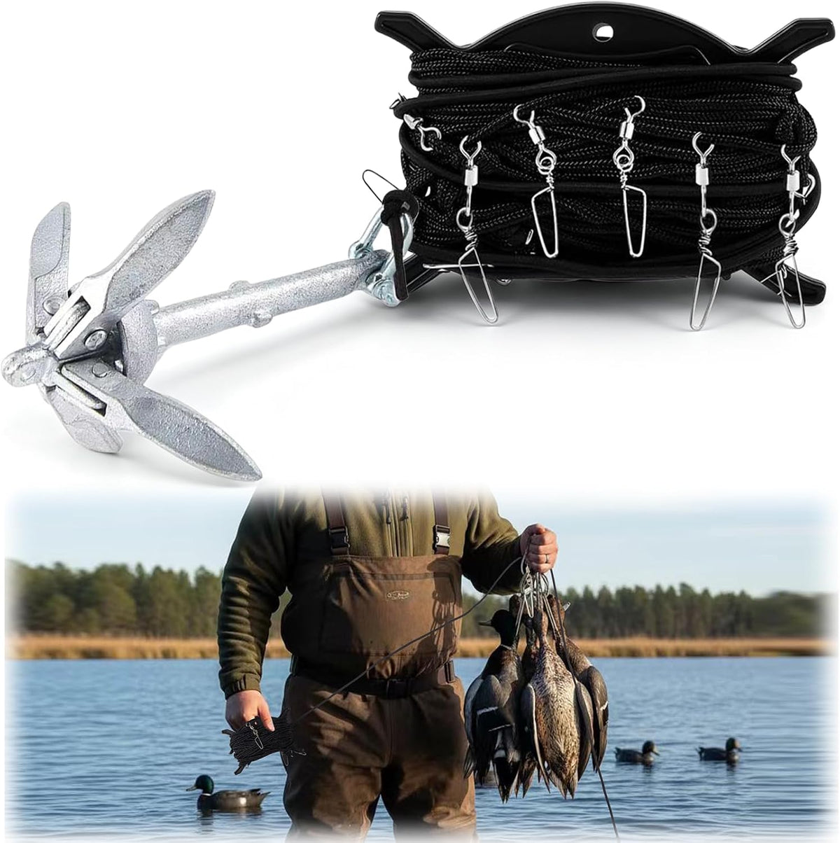 Duck Decoy Jerk Rig,Waterfowl Hunting Decoy