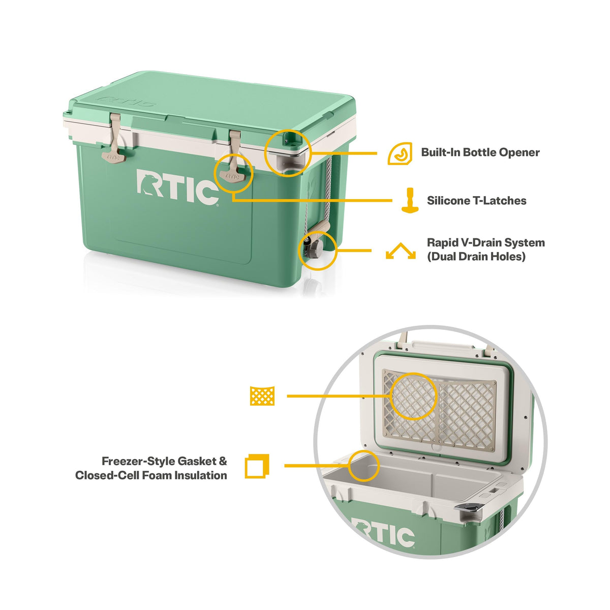 RTIC 32 QT Ultra-Light Hard Cooler