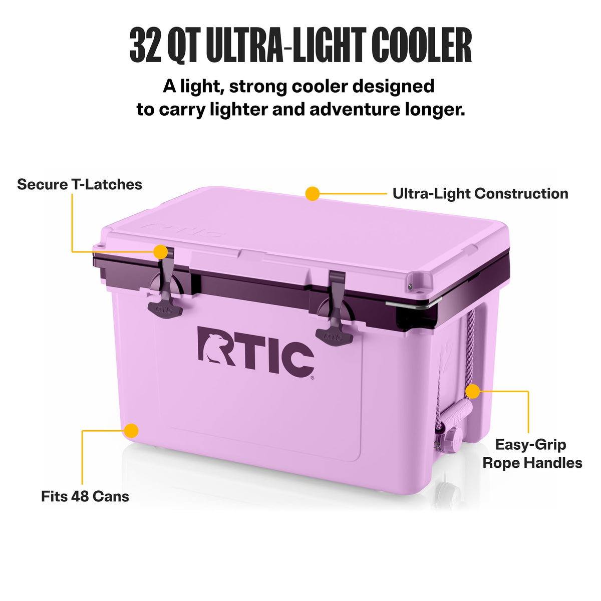 RTIC 32 QT Ultra-Light Hard Cooler