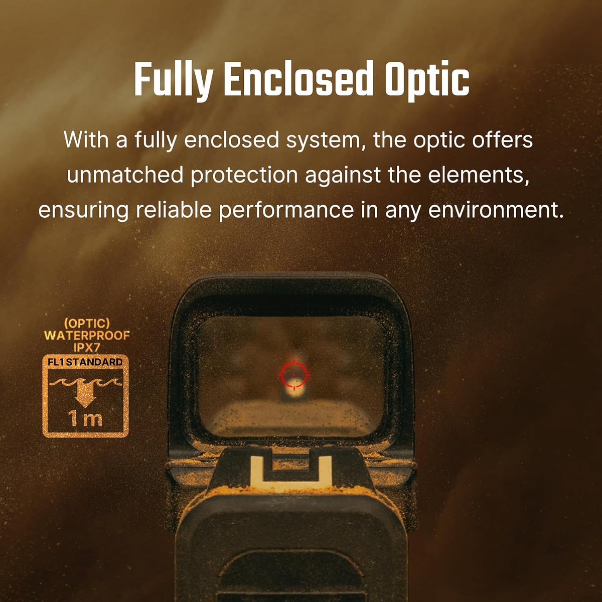 OSIGHT SE Enclosed Red/Green Dot, 2 & 32 MOA Multi-Reticle or 6 MOA Dot