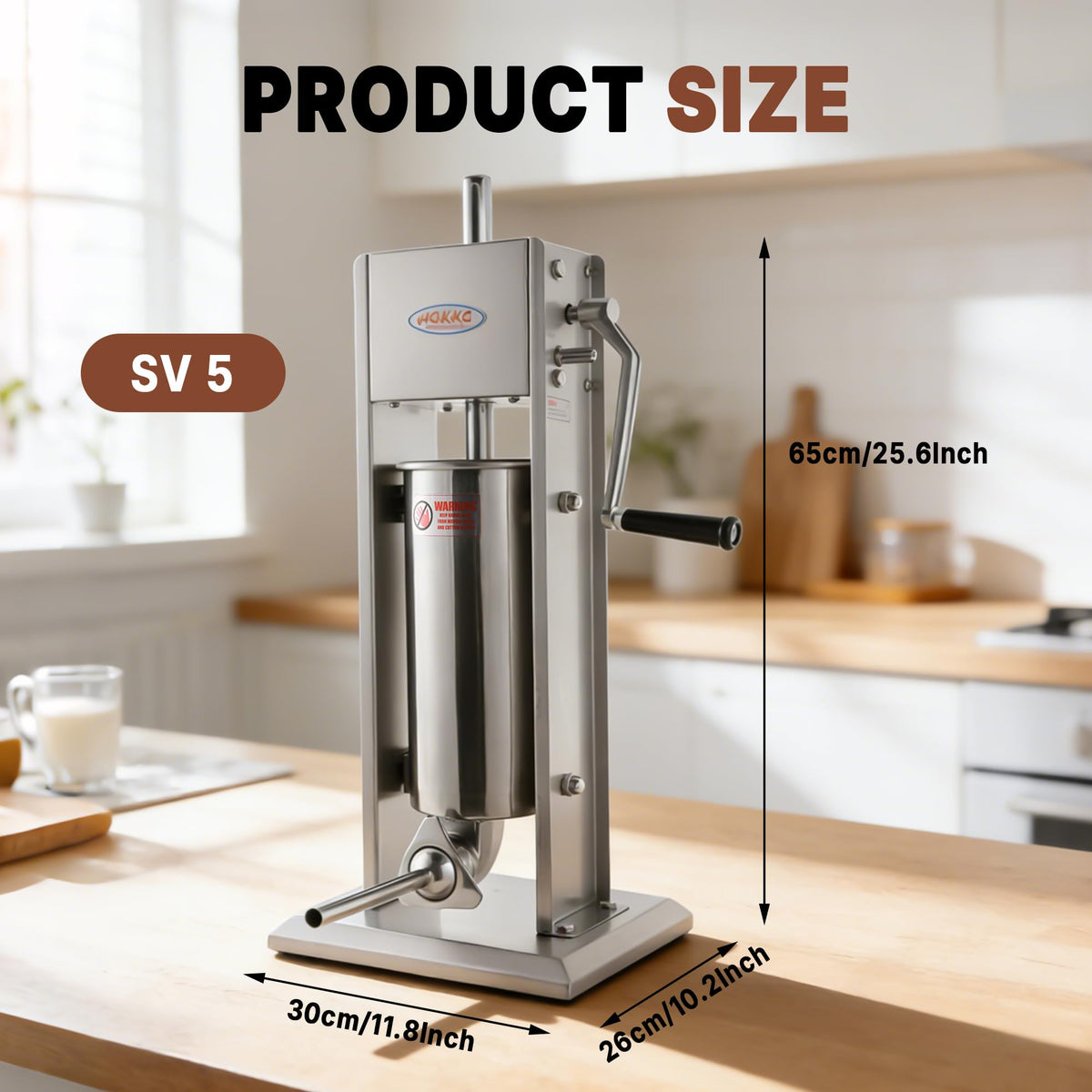 Hakka 7Lb/3L Sausage Stuffers and Vertical Sausage Makers