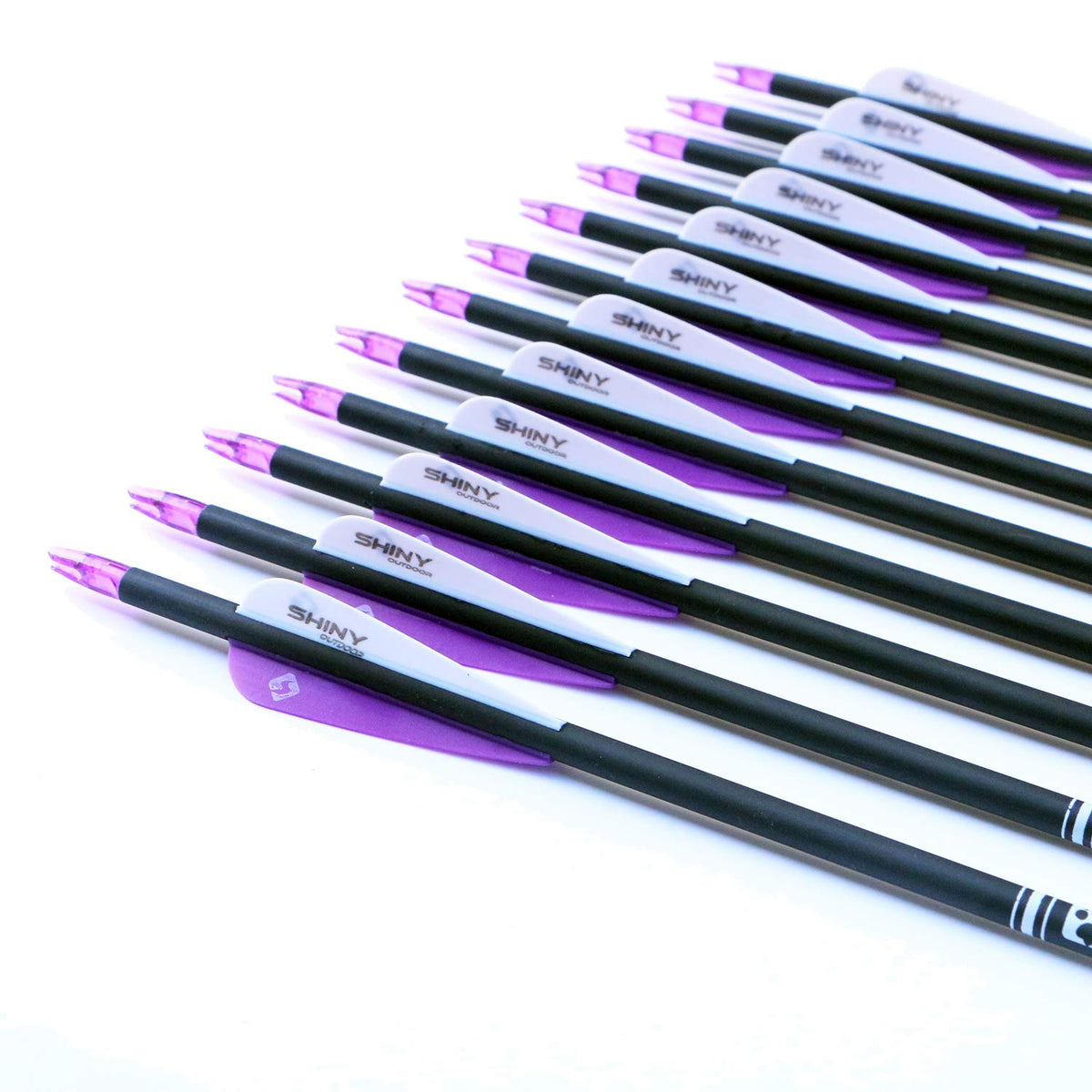 30" Carbon Arrows for Compound Recurve Bow Hunting Target