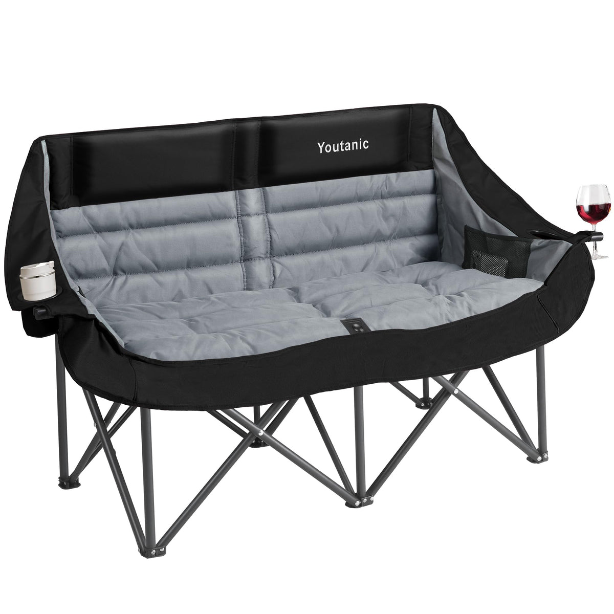 Youtanic Oversized Camping Chair, Portable Folding Camping Chairs