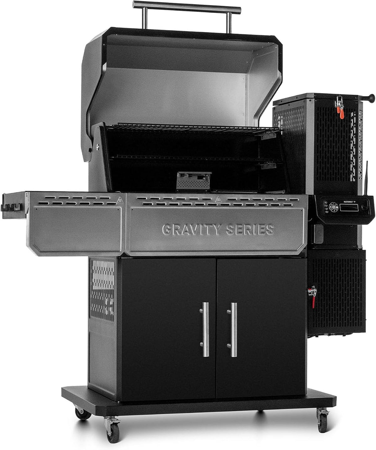 Masterbuilt Gravity Series 1150 Digital Charcoal Grill and Smoker, 1,150 Sq. In. Cooking Area, WiFi App Control, GravityFed Hopper, DigitalFan Temperature Control, 225°F to 700°F Cooking Range
