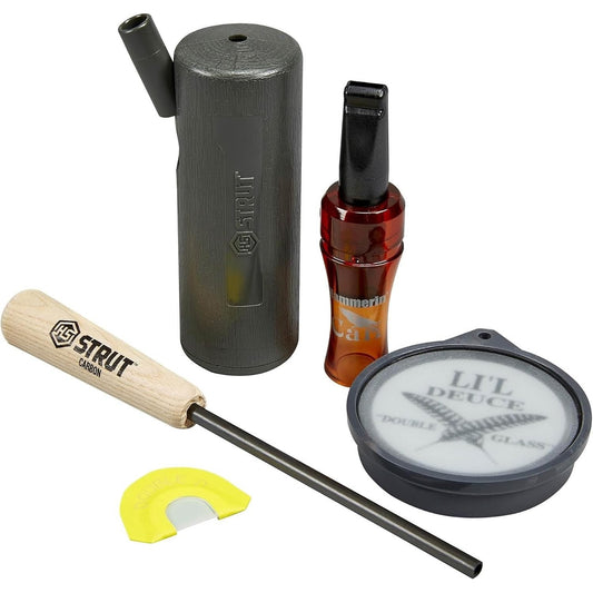 Hunters Specialties Super Strut Combo Kit - Turkey Game Calls Combo Pack - Wide Range of Realistic Turkey Sounds