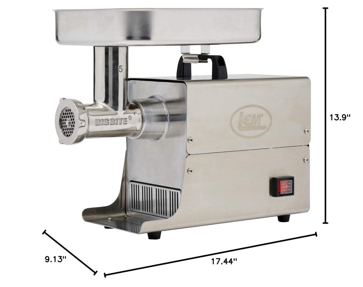 LEM Products BigBite #8 Meat Grinder, Electric Meat Grinder
