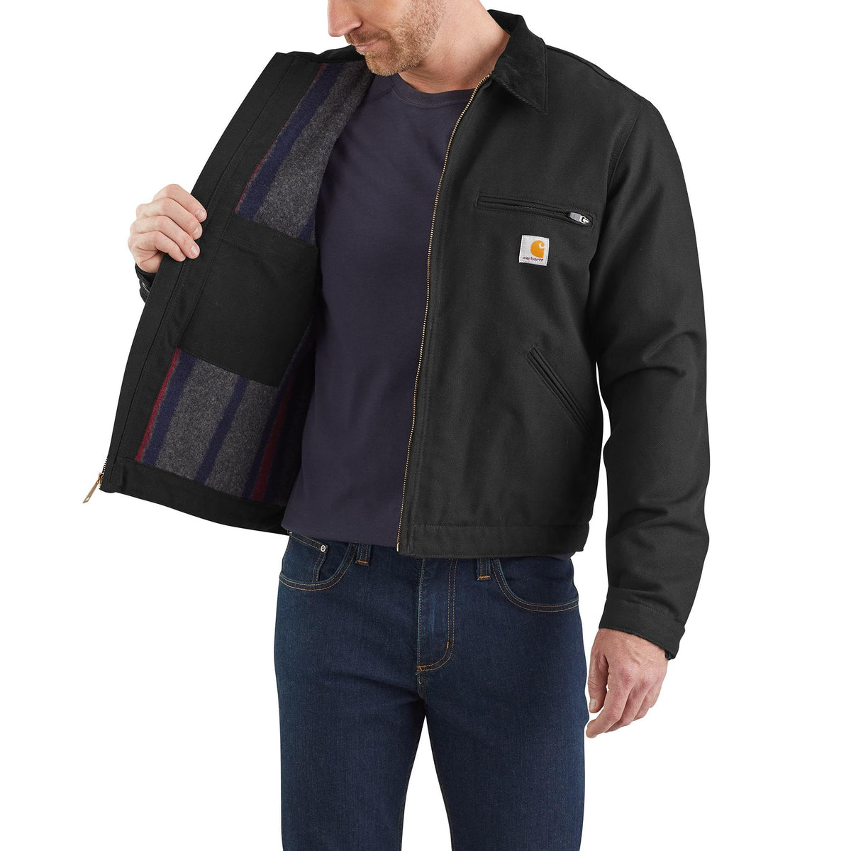 Carhartt Men's Iconic J01 Duck Detroit Jacket