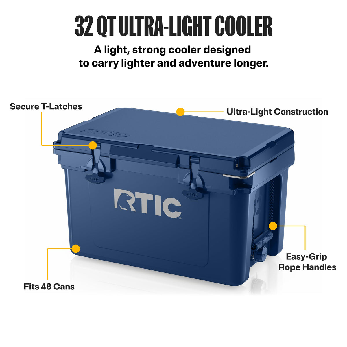 RTIC 32 QT Ultra-Light Hard Cooler