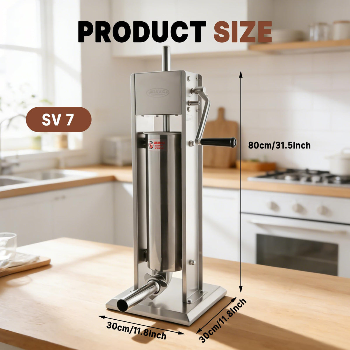 Hakka 7Lb/3L Sausage Stuffers and Vertical Sausage Makers