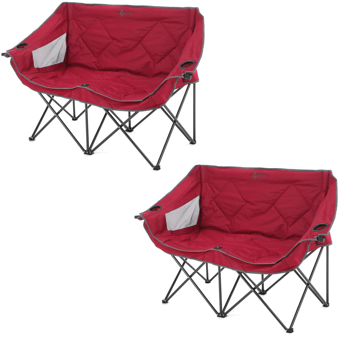 ARROWHEAD OUTDOOR Portable Folding Double Duo Camping Chair Loveseat