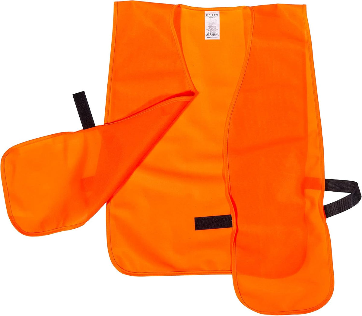 Allen Company Adult Blaze Orange Hunting Vest with a Hook and Loop Closure-High-Visibility Saftey Gear for Men and Women