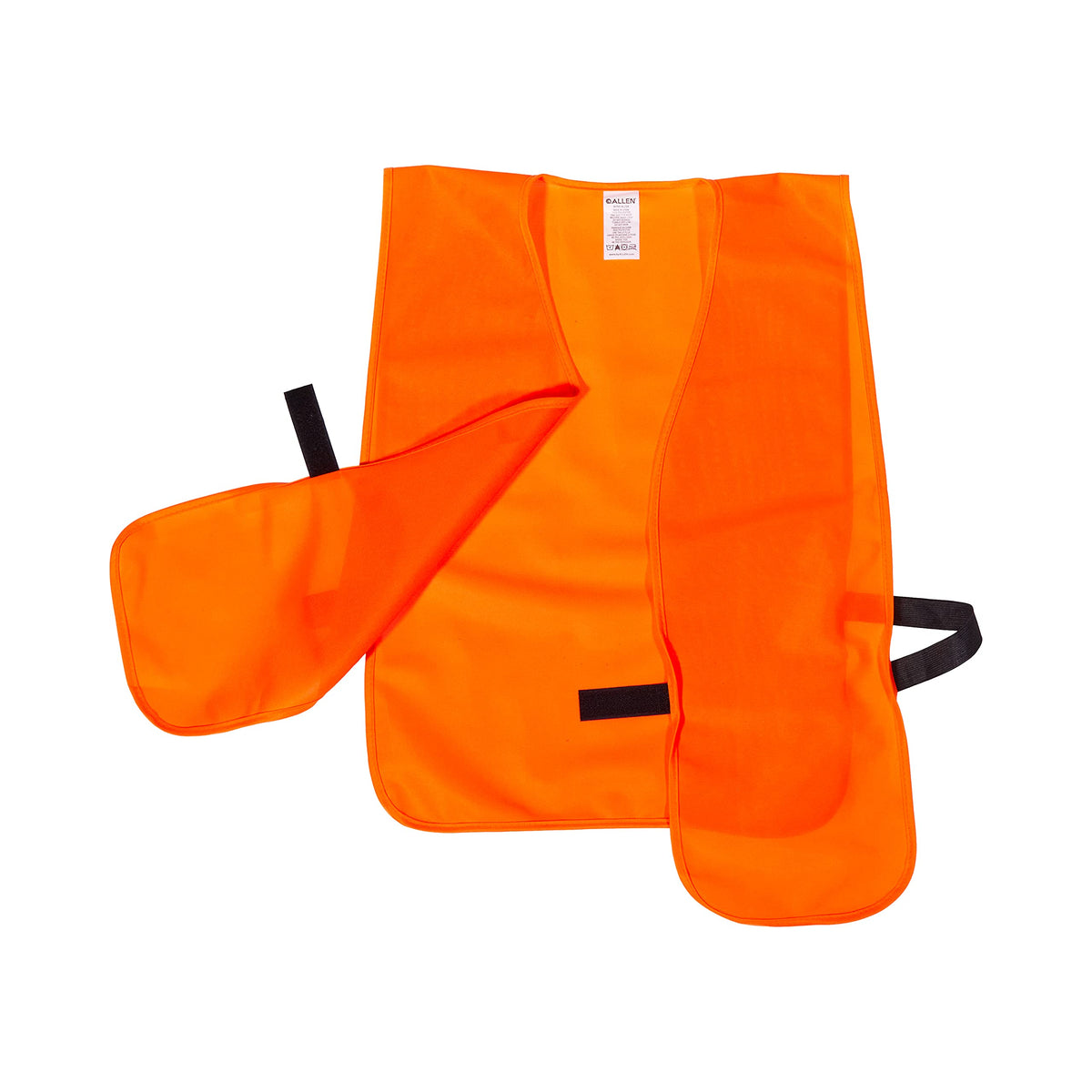 Allen Company Adult Blaze Orange Hunting Vest with a Hook and Loop Closure-High-Visibility Saftey Gear for Men and Women
