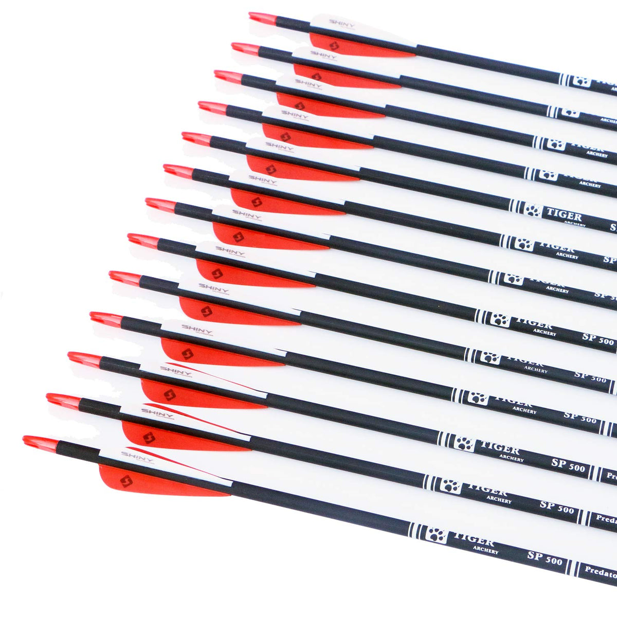 30" Carbon Arrows for Compound Recurve Bow Hunting Target