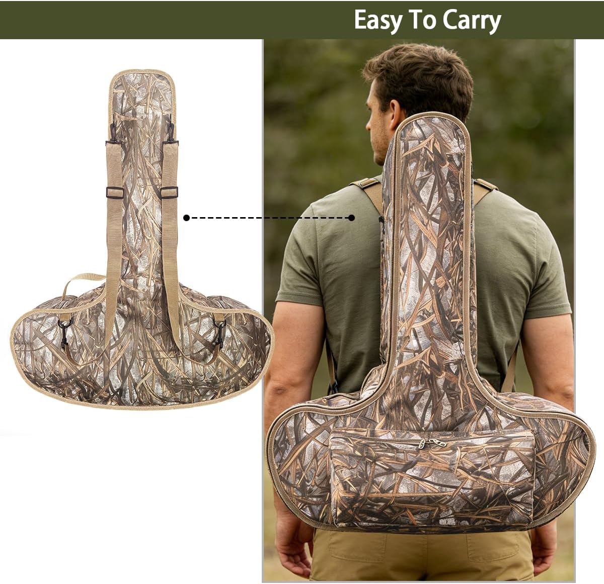 Soft Crossbow Case, Padded Crossbow Bag with Backpack Straps