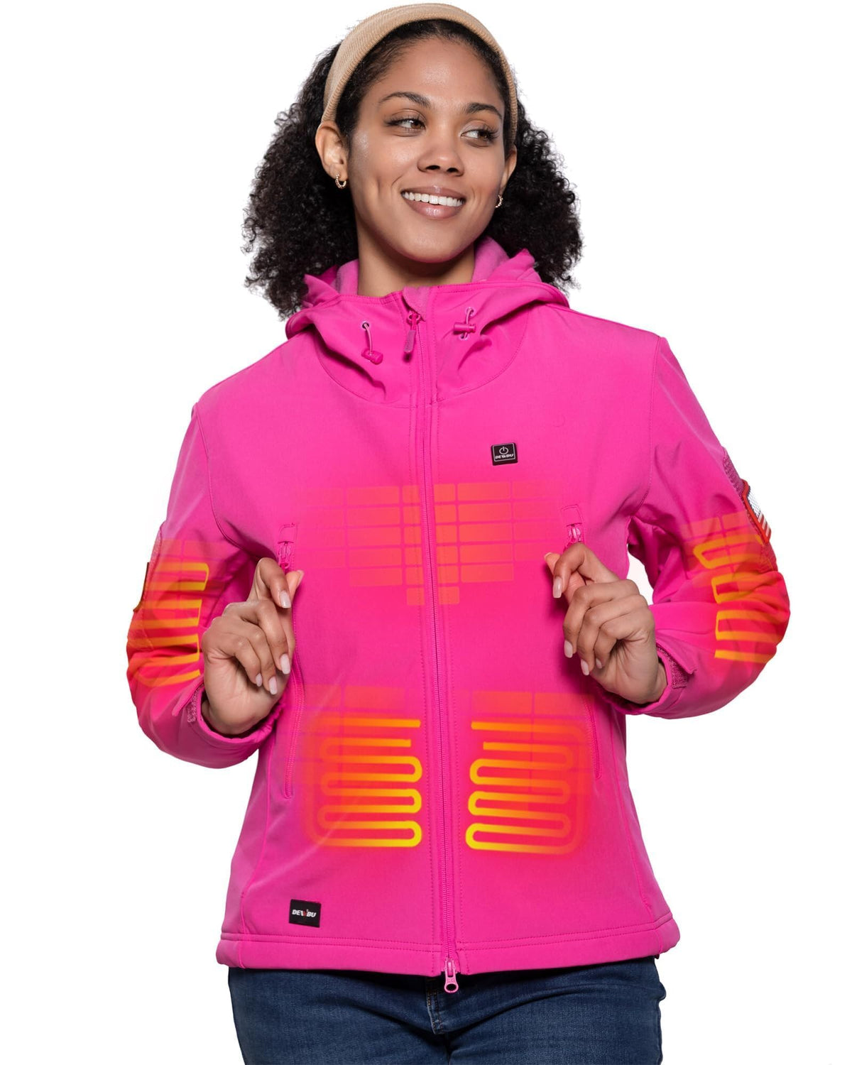 DEWBU Heated Jacket for Women with 12V Battery Pack Winter