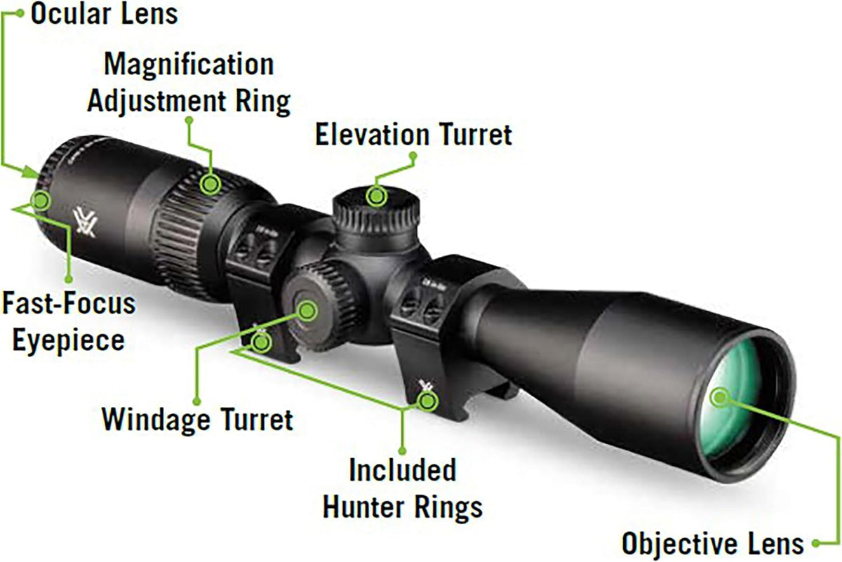 Vortex Triumph HD 3-9x40 Second Focal Plane, 1-inch Tube Riflescope Kit