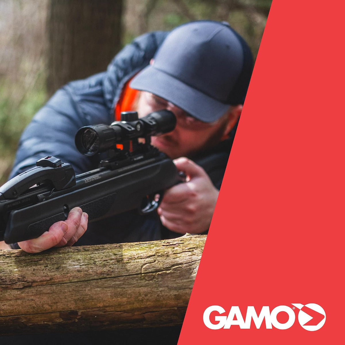 Gamo Swarm Whisper 10X Multi-Shot Break Barrel Pellet Air Rifle - 10-Rounds