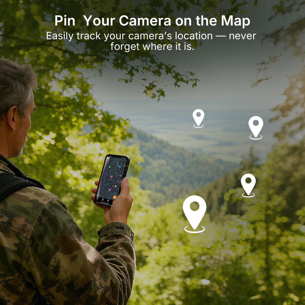 GardePro E6 WiFi Trail Camera, Stable WiFi with External Antenna