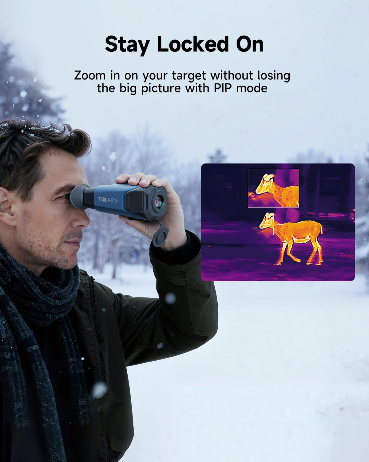 TOPDON TS004 Thermal Imaging Monocular, 13mm 50Hz Night Vision