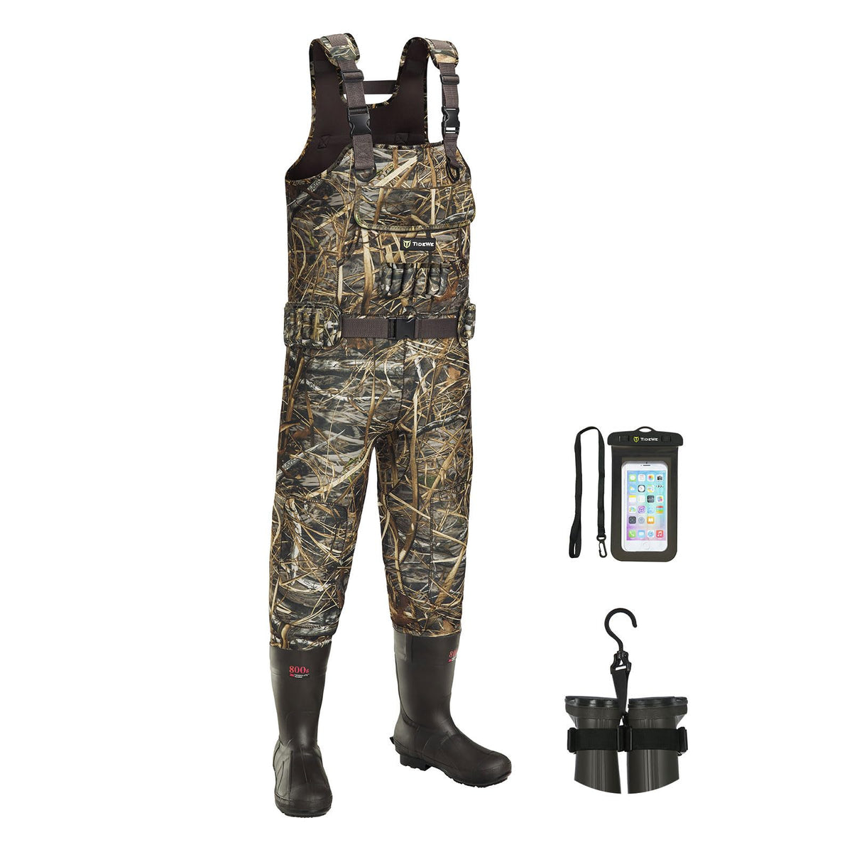 TIDEWE Chest Hunting Waders for Men, Waterproof Neoprene Waders