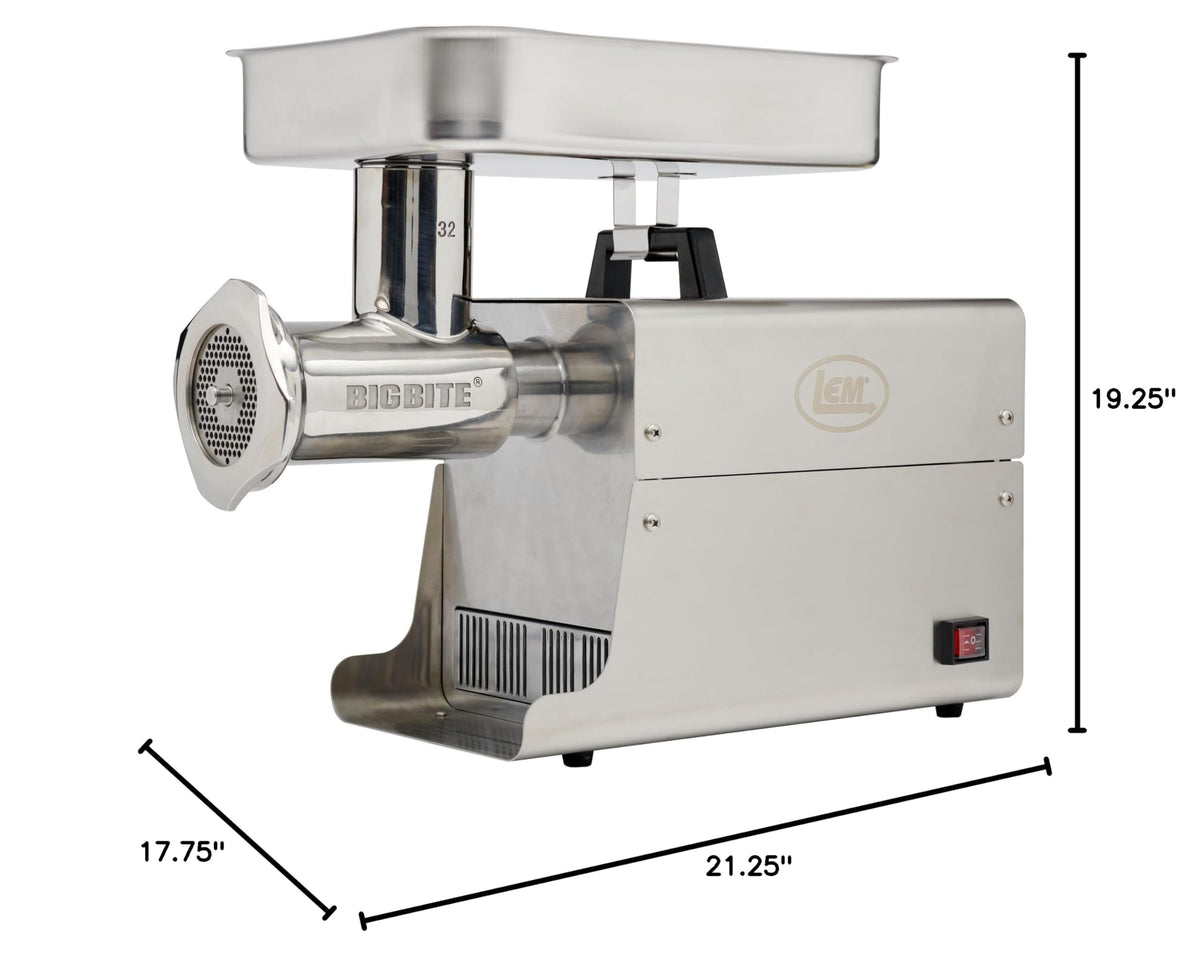 LEM Products BigBite #8 Meat Grinder, Electric Meat Grinder