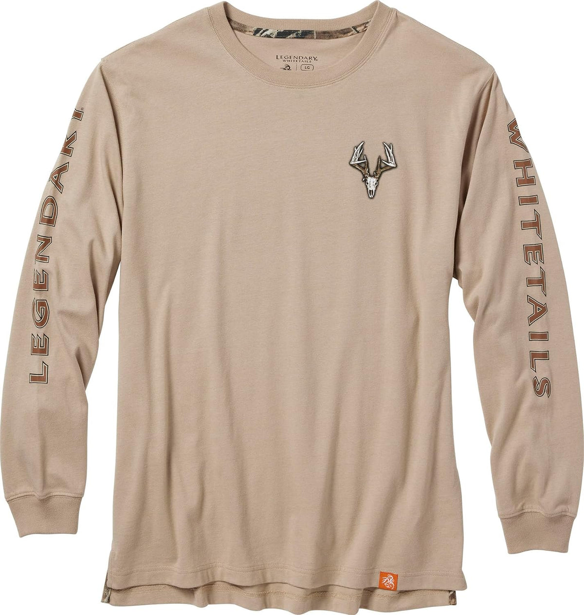 Legendary Whitetails Mens Long Sleeve T-Shirt 100% Cotton Preshrunk Tee