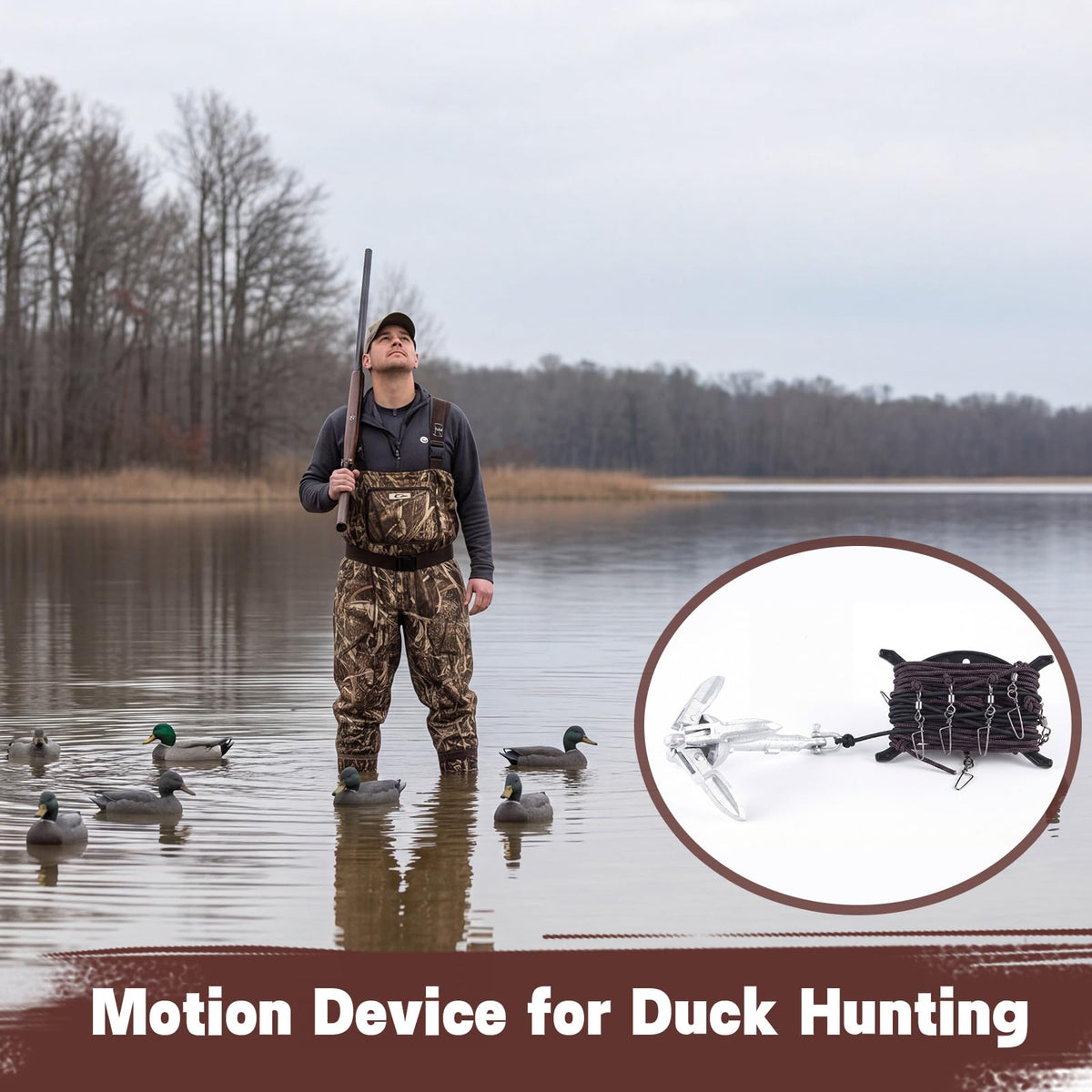 Duck Decoy Jerk Rig,Waterfowl Hunting Decoy