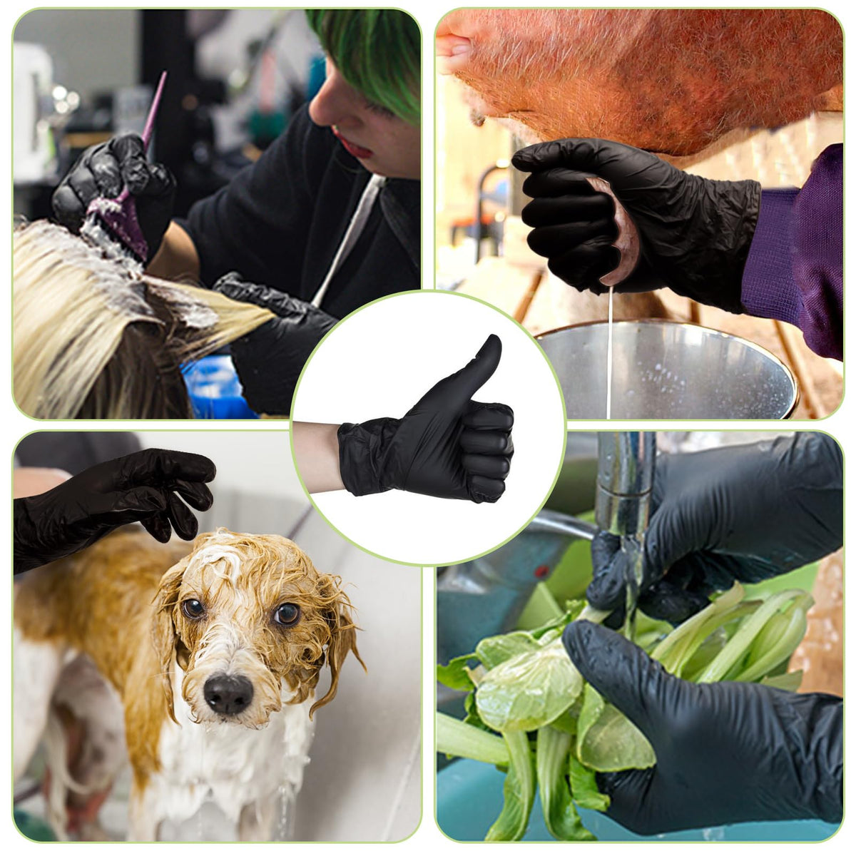 YUNVI Field Dressing Gloves for Deer Hunting and Veterinary Use - Includes Disposable and Nitrile Gloves
