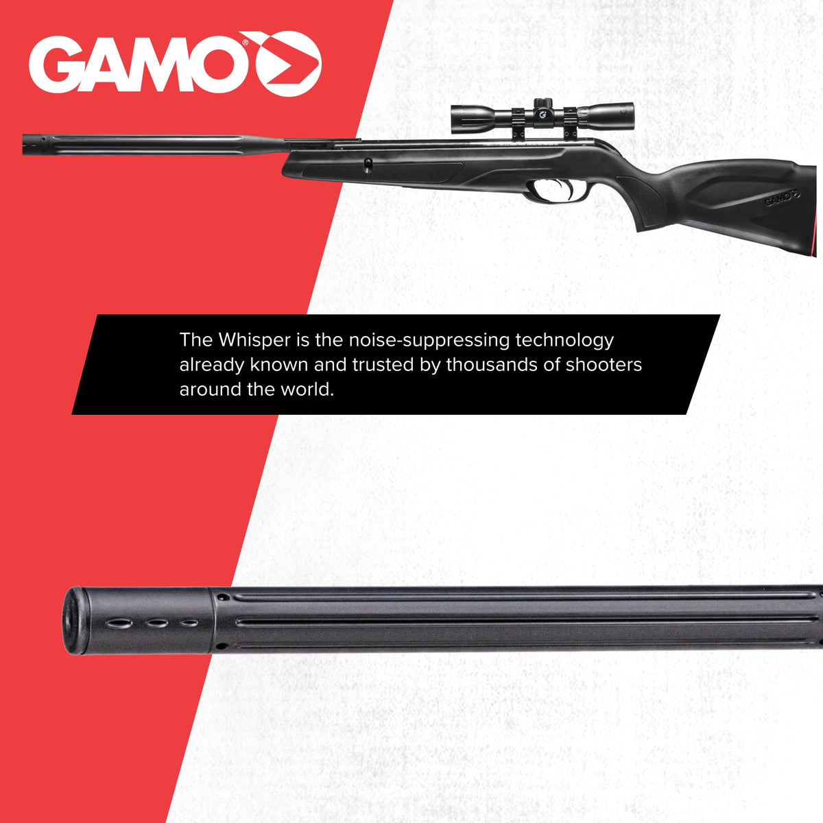 Gamo Wildcat Whisper Break Barrel Air Rifle- IGT Gas Piston