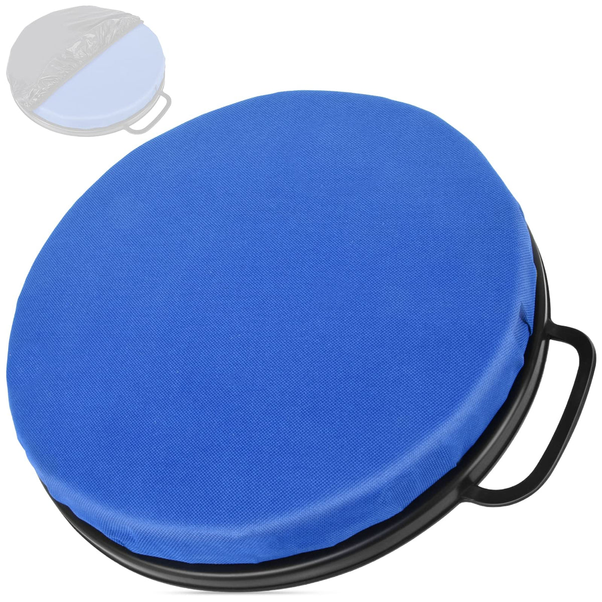 WarBull 5 Gallon Bucket Seat, 360-Degree Swivel Seat Foam Cushion Bucket Seat Lid with Waterproof Cover for Dove Duck Hunting, Fishing, Baseball, Gardening and Camping