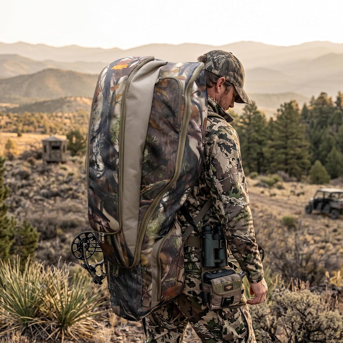 MYDAYS Soft Crossbow Case, Narrow-limb Crossbows Backpack, Soft Shell Padded Archery Gear Bag, Water Resistant Narrow Archery Bow Carrier Bag for Outdoor Hunting Shooting