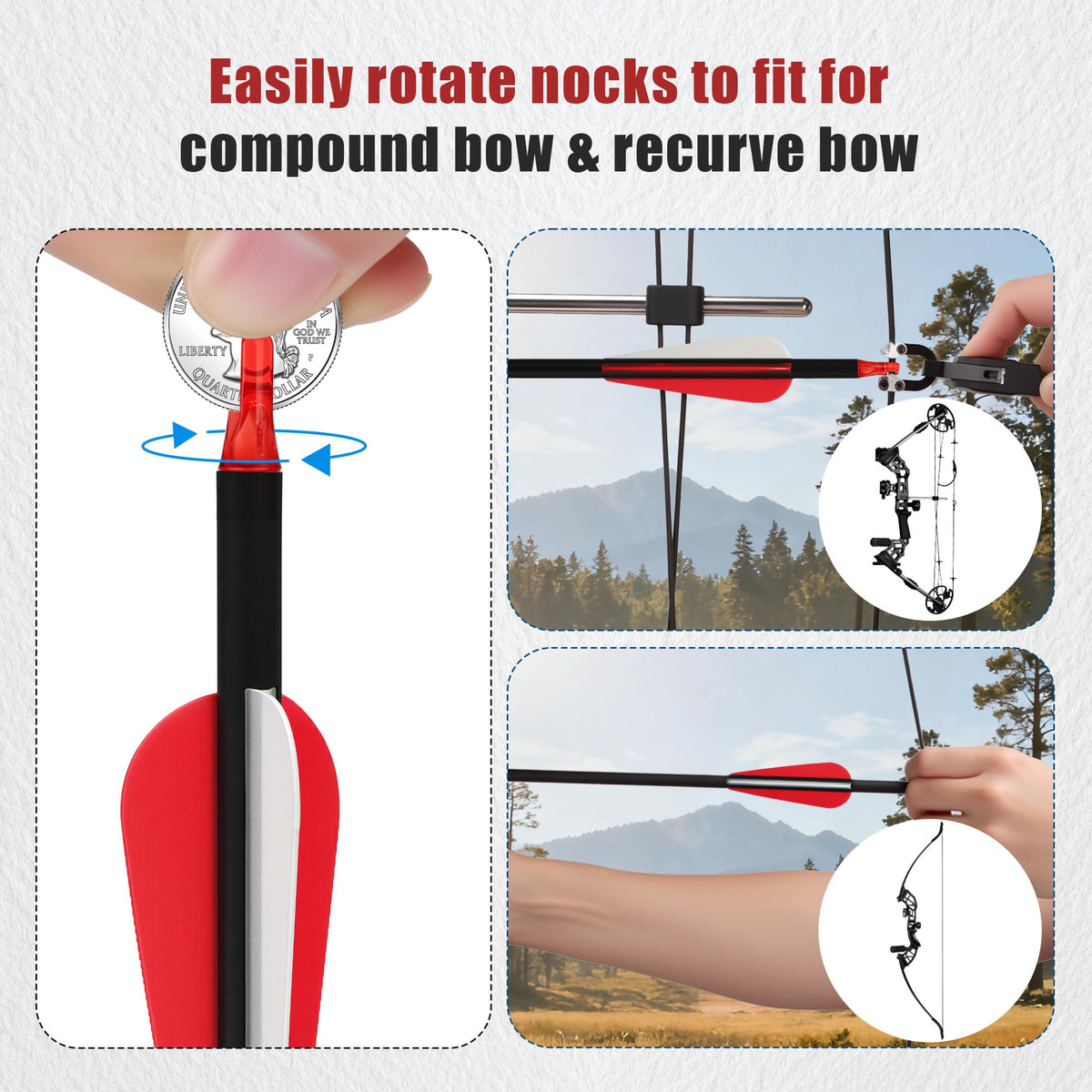 14 Pack 30" Archery Carbon Arrows,Practice Hunting Arrow with Removable Tips Shaft Spine 500 Suitable for Recurve Bows