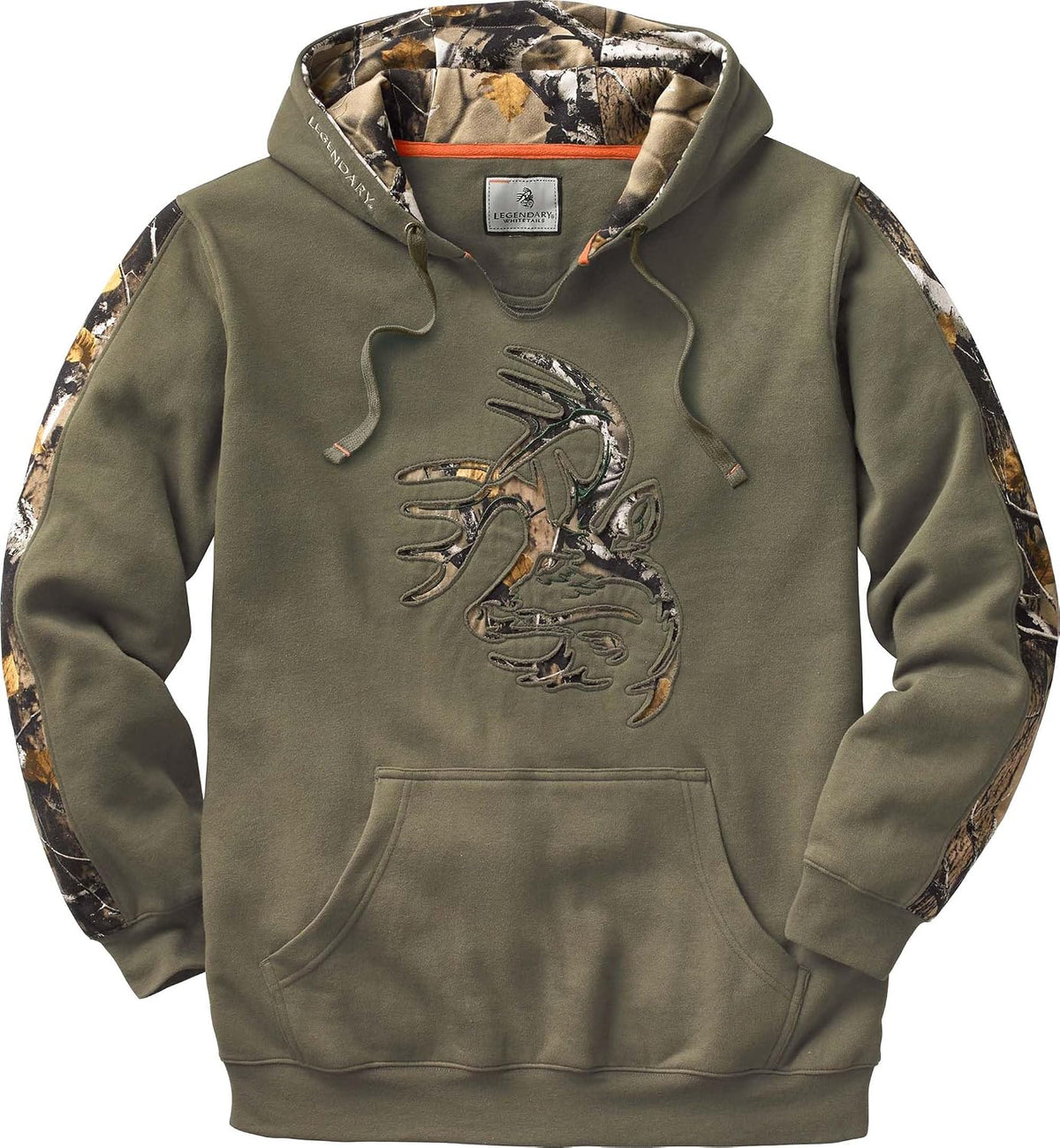 Legendary Whitetails Mens Camo Pullover Hoodie Hunting Sweatshirt